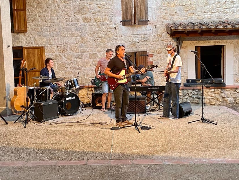 concert en extérieur